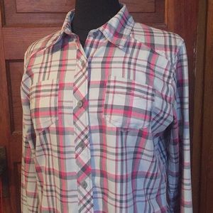 North Face button down shirt
